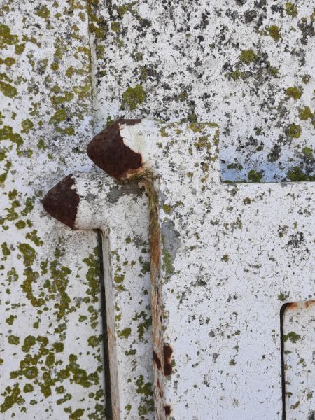 Entrance door and 2 two wing gates