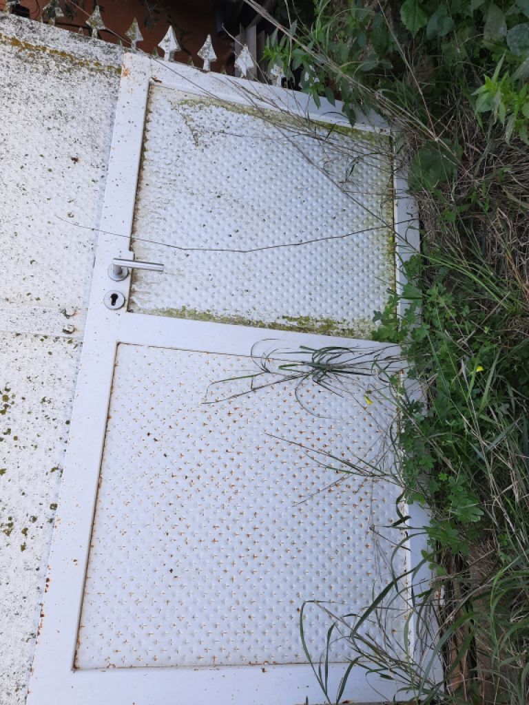 Entrance door and 2 two wing gates