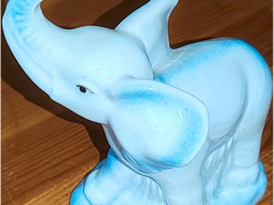 Elefant Porzellan-Figur, Markenporzellan