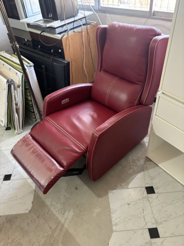 Elektrischer Relaxsessel aus echtem Leder – maximaler Komfort