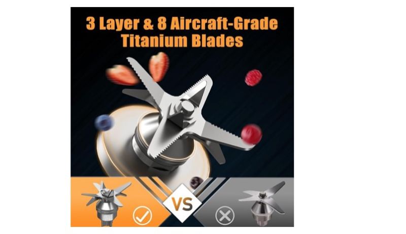 ENFMAY H4656 Standmixer (Arbeitsplatte) – 2000W, 2L, ausgezeichneter Zustand