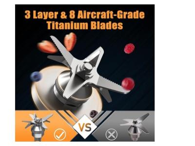 ENFMAY H4656 Standmixer (Arbeitsplatte) – 2000W, 2L, ausgezeichneter Zustand