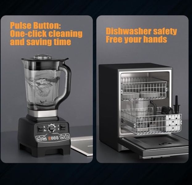 ENFMAY H4656 Standmixer (Arbeitsplatte) – 2000W, 2L, ausgezeichneter Zustand