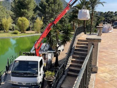 Entleerung, Demontage und Abbruch. Leerung, Räumung und Abbruch.