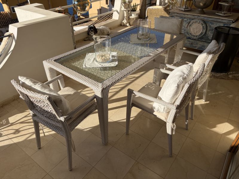 Conjunto de comedor para jardín