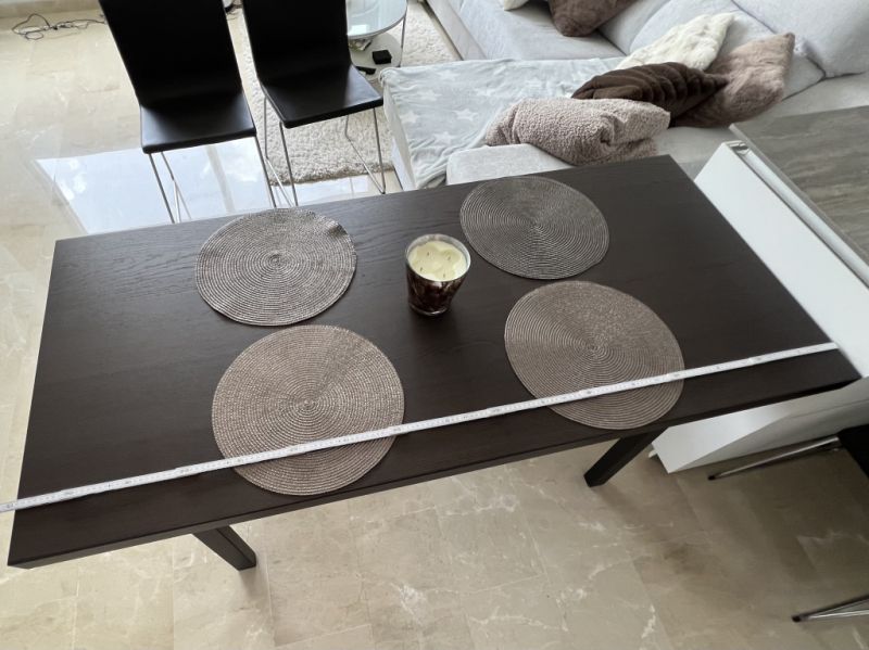 Esstisch Wohnzimmertisch ca. 170x80 cm Holzoptik braun neuwertig