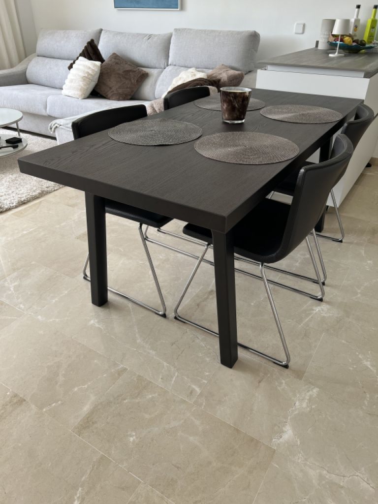 Esstisch Wohnzimmertisch ca. 170x80 cm Holzoptik braun neuwertig