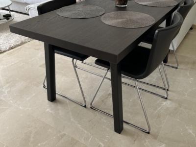 Esstisch Wohnzimmertisch ca. 170x80 cm Holzoptik braun neuwertig