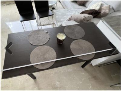 Esstisch Wohnzimmertisch holz dunkel ca. 170x80 cm neuwertig