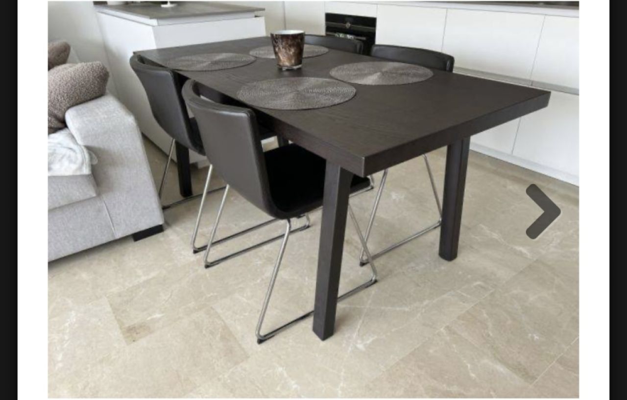 Esstisch Wohnzimmertisch holz dunkel ca. 170x80 cm neuwertig