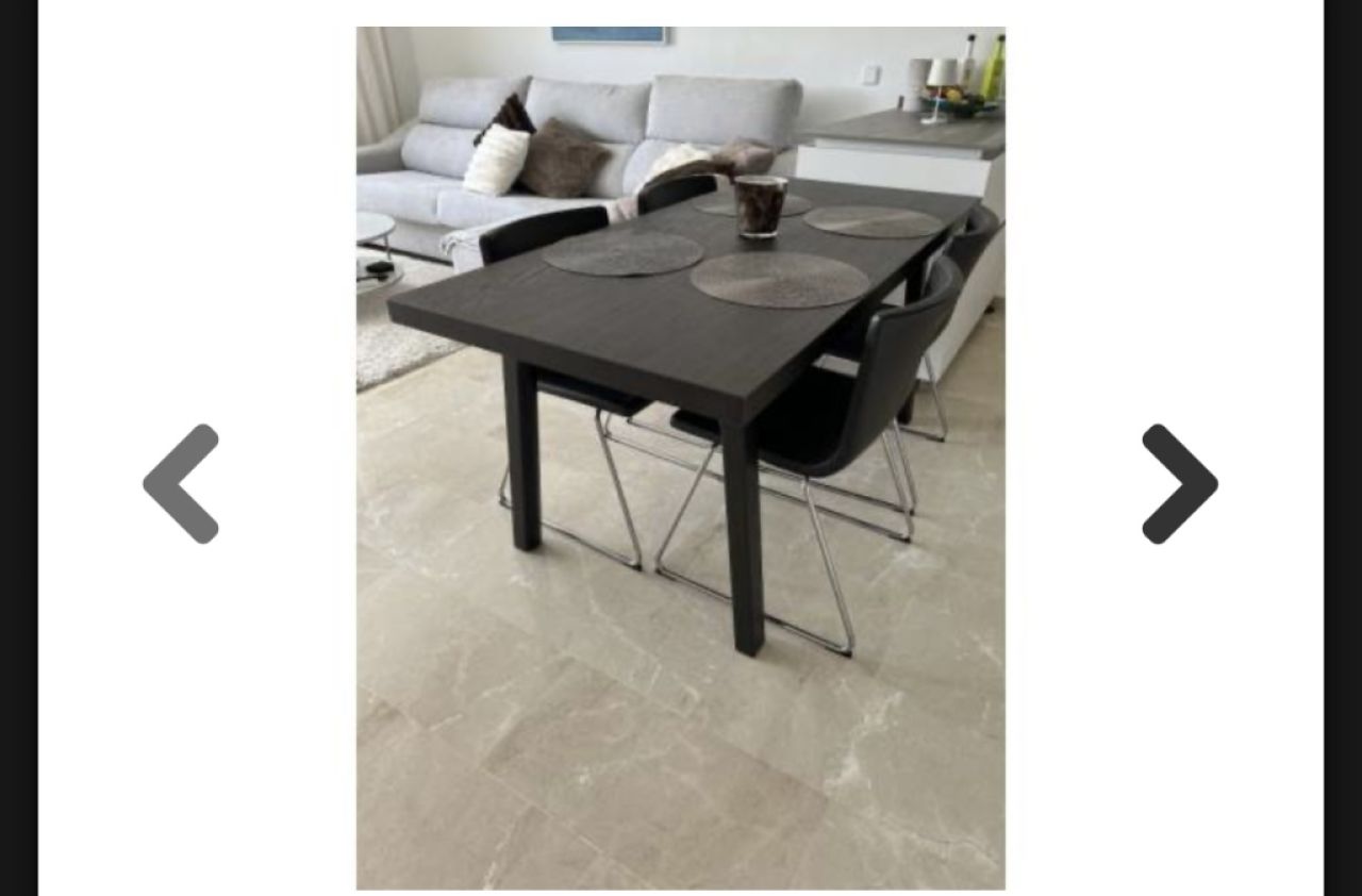 Esstisch Wohnzimmertisch holz dunkel ca. 170x80 cm neuwertig