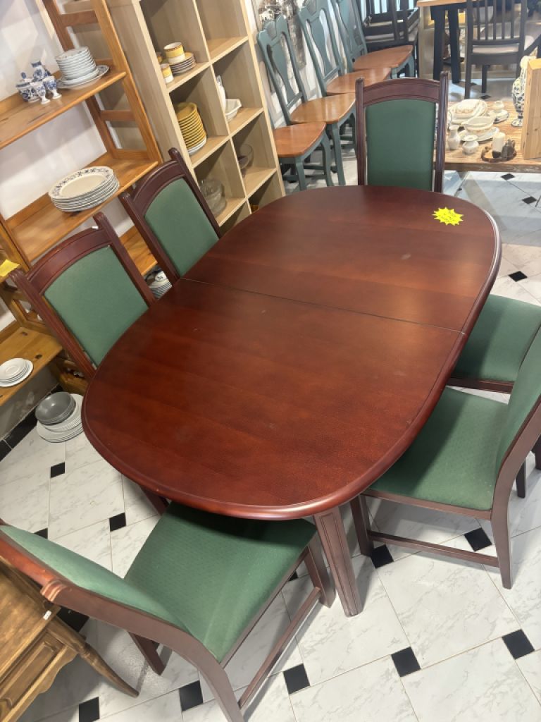Esszimmertisch mit 6 Stühlen – nur 50 €
