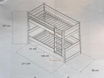 Litera 211 x 167 cm en blanco