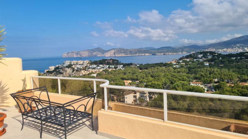 Exclusive Sea View Apartment in Santa Ponsa 2 BR, 2 Baths Newly Renovated