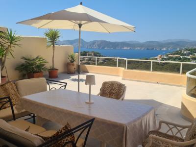 Exclusive Sea View Apartment in Santa Ponsa 2 BR, 2 Baths Newly Renovated