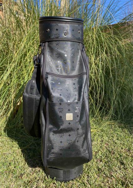 Exclusive MCM designer golf bag