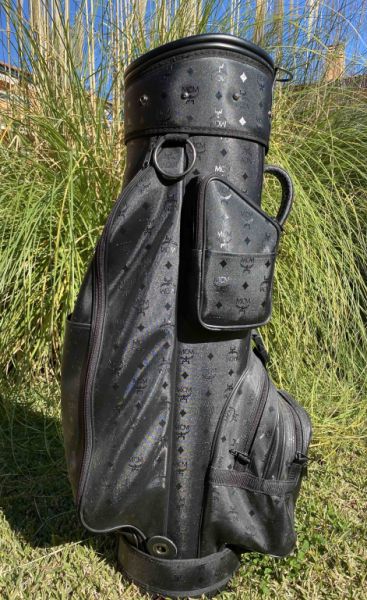 Exclusive MCM designer golf bag