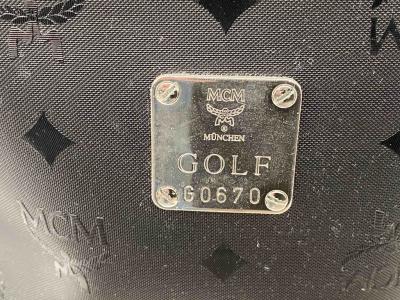 Exclusive MCM designer golf bag