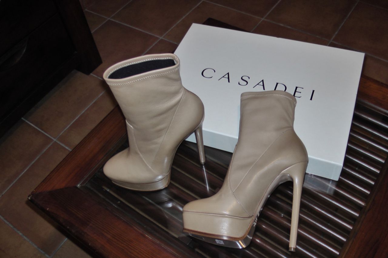 Extra edle High-Heels Stiefeletten