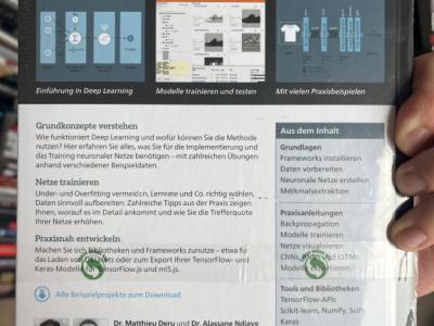 Fachbuch Neuronale Netze programmieren mit Python
