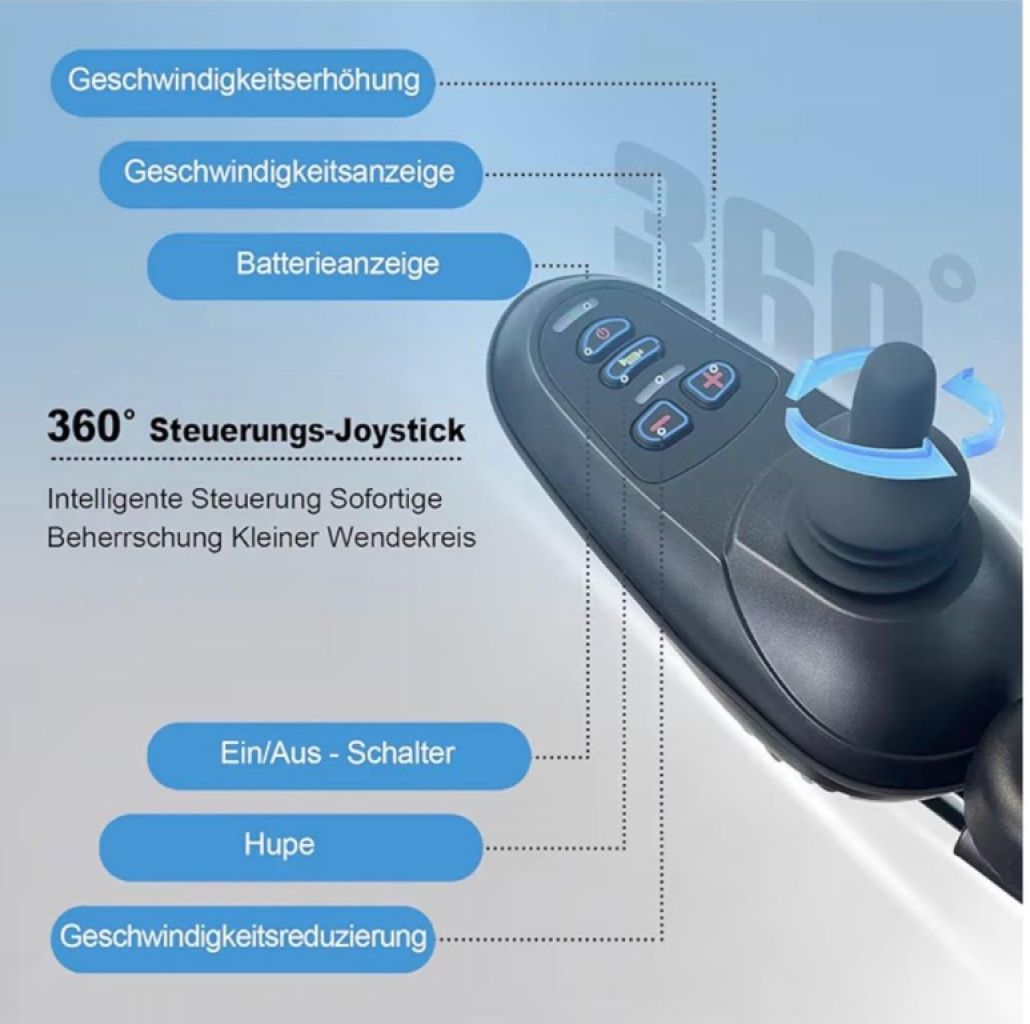 Foldable electric wheelchair, like new