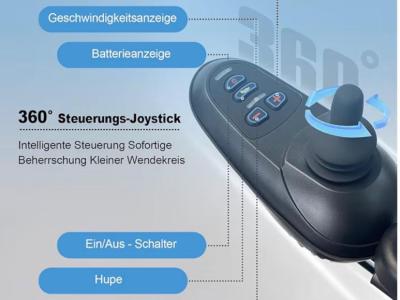 Foldable electric wheelchair, like new