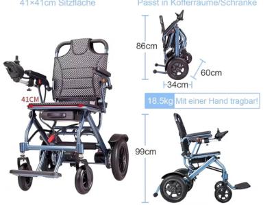 Foldable electric wheelchair, like new
