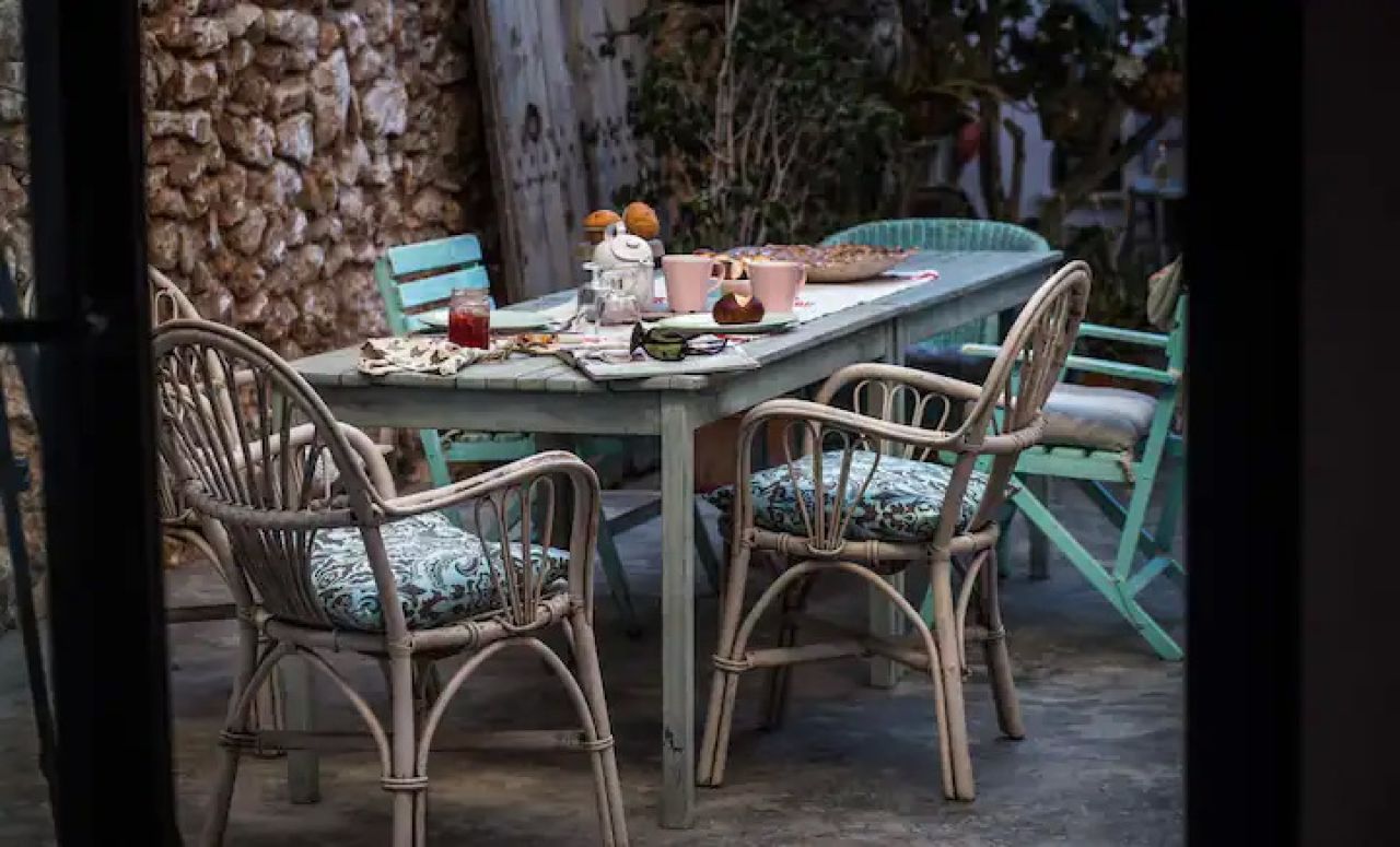 FERIEN: Modernes Dorfhaus mit Innenhof und Terrasse in Es LLombards - DH 12 FZ