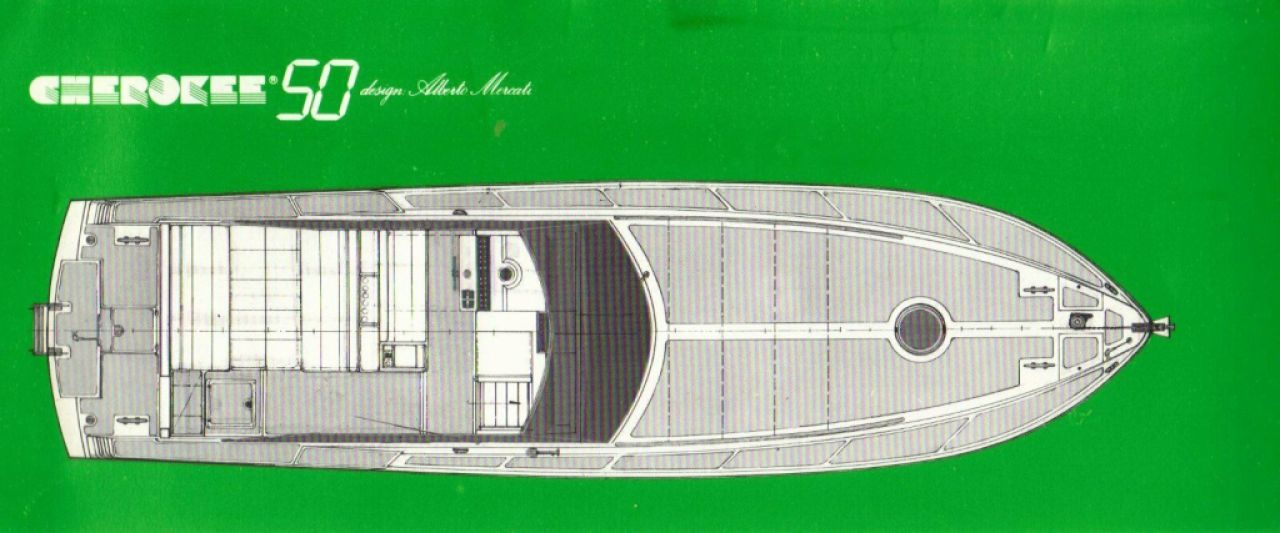 Ferretti Cherokee 50 yate a motor abierto barco en alta mar amarre de barco posible toma de control 