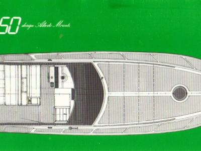 Ferretti Cherokee 50 yate a motor abierto barco en alta mar amarre de barco posible toma de control 