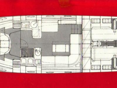 Ferretti Cherokee 50 yate a motor abierto barco en alta mar amarre de barco posible toma de control 
