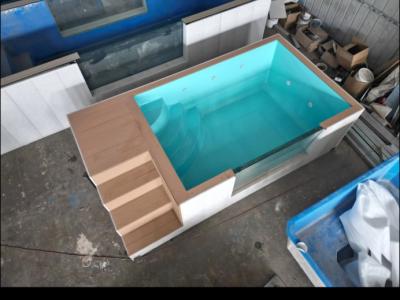 Fertigpool aufstellpool in unterschiedlichen massen terrassenpool