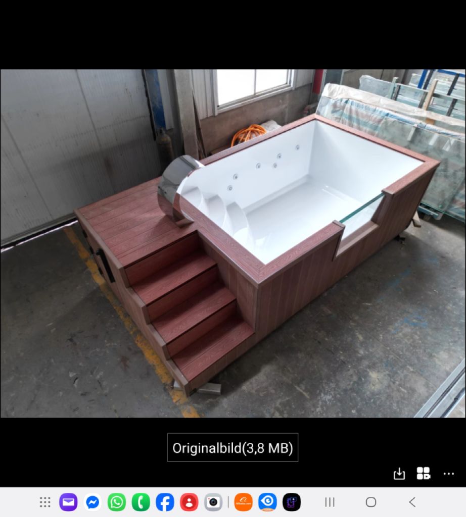 Fertigpool aufstellpool in unterschiedlichen massen terrassenpool