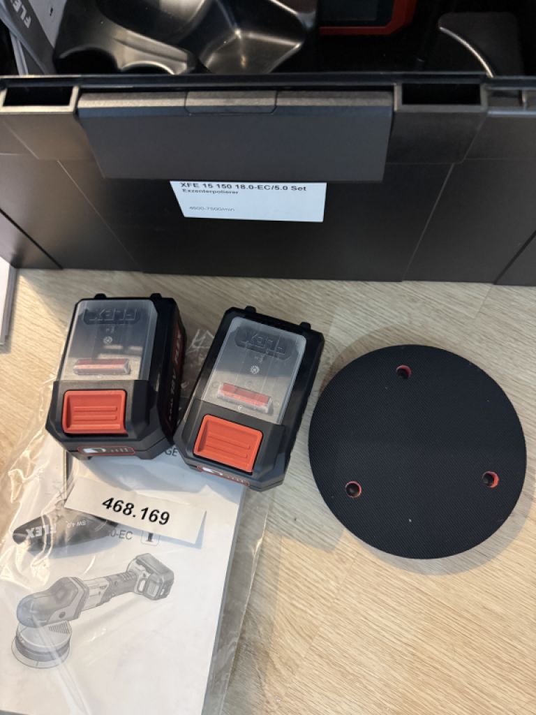 FLEX Akku Poliermaschine Exzenter XFE 15 18.0