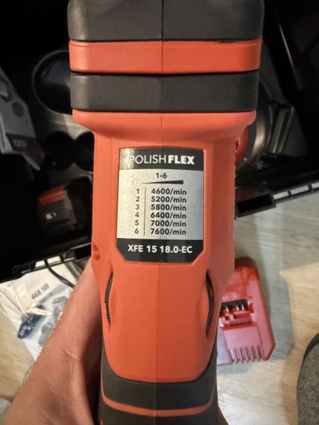 FLEX Akku Poliermaschine Exzenter XFE 15 18.0