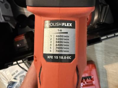 FLEX Akku Poliermaschine Exzenter XFE 15 18.0