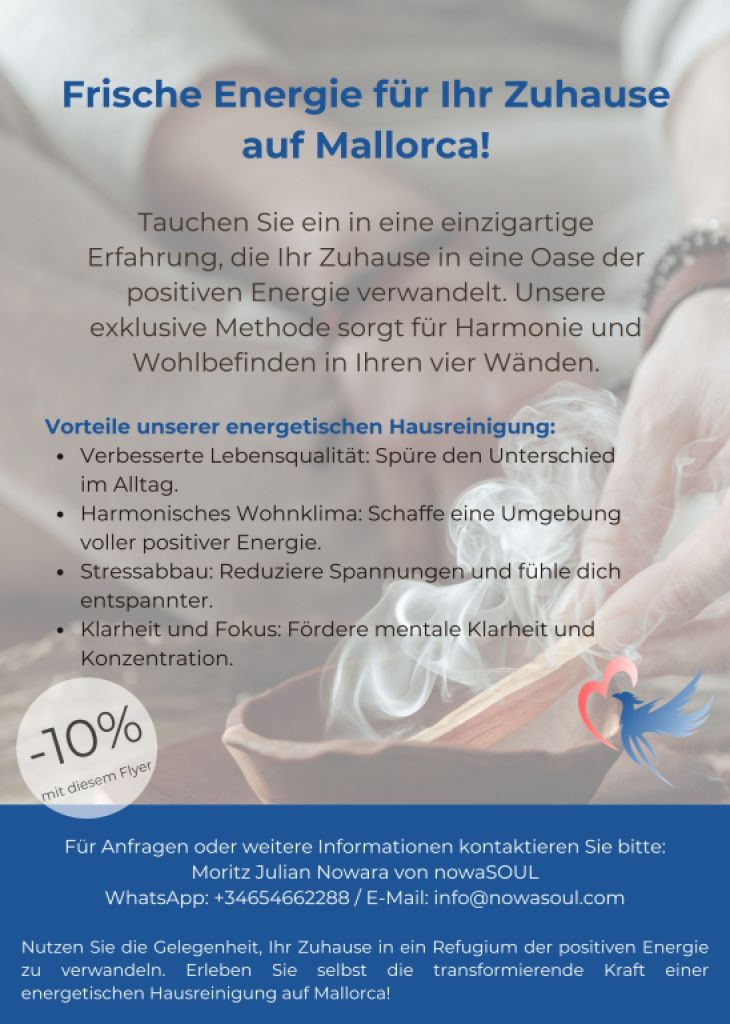 Frische Energie für Ihr Zuhause auf Mallorca!