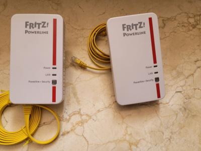 FRITZ!-Powerline 1000E LAN-Adapter, 2 Stück