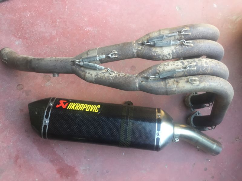 Für Yamaha FZ8 Akrapovic Full Escape mit Sammlern und Frynojet Power Cetralite