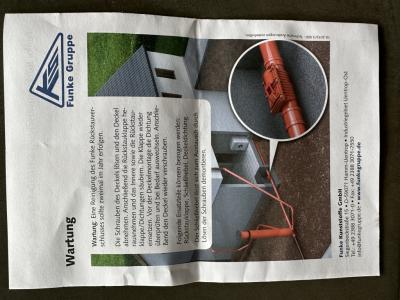 Spark backwater valve !!