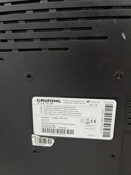 Funktionsfähiger Grundig Fernseher 26 Zoll