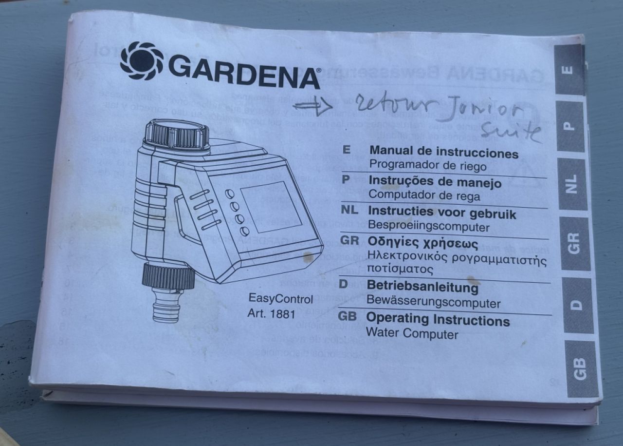 Gardena Bewässerungscomputer EasyControl mit viel Zubehör