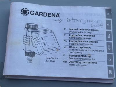 Gardena Bewässerungscomputer EasyControl mit viel Zubehör