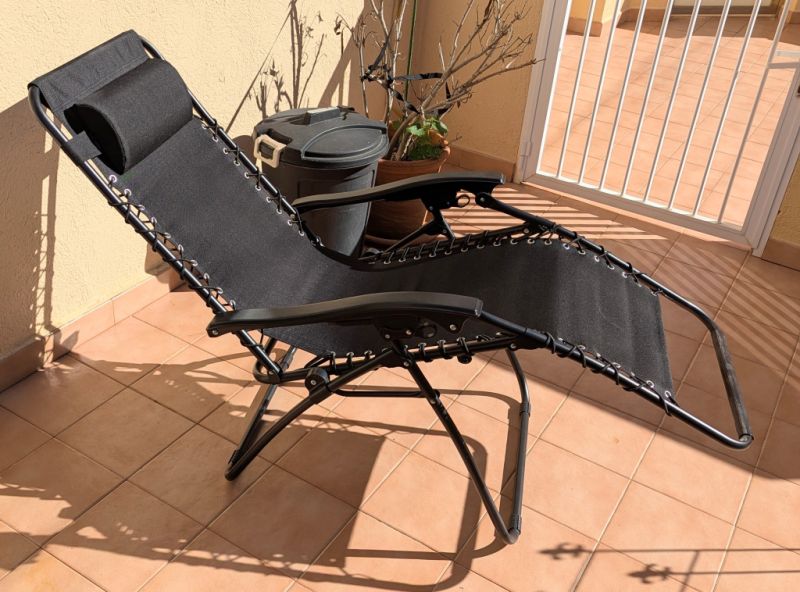 Gartenstuhl Relaxstuhl sehr solide und bequem wie neu