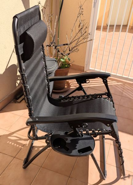 Gartenstuhl Relaxstuhl sehr solide und bequem wie neu