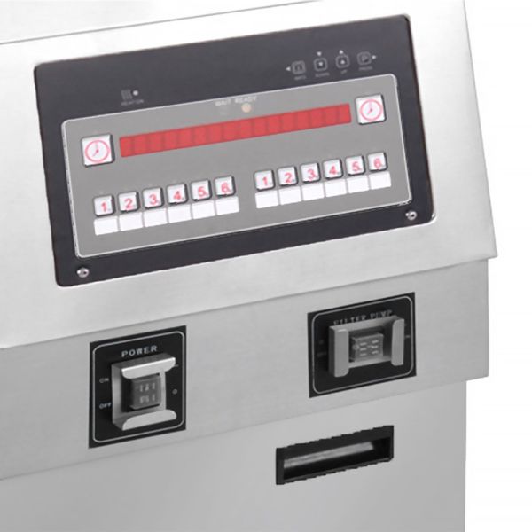 Gastronomie Elektro Fritteuse - 25 Liter - 14,2 kW - mit Ölfiltersystem