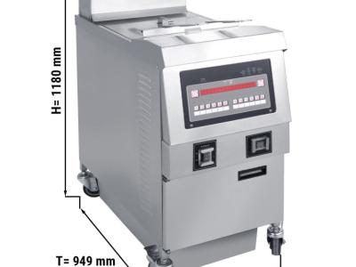 Gastronomie Elektro Fritteuse - 25 Liter - 14,2 kW - mit Ölfiltersystem