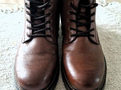 Gefütterte Leder - Männerboots, Grösse 45, NUR 1x GETRAGEN