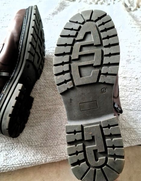 Gefütterte Leder - Männerboots, Grösse 45, NUR 1x GETRAGEN