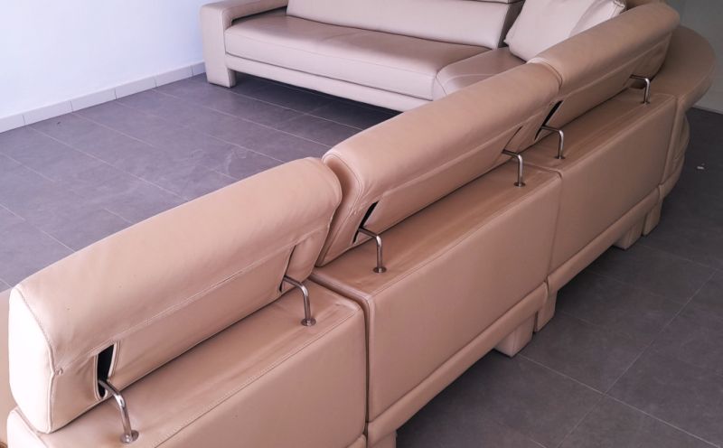 Gigantisches Echtledersofa